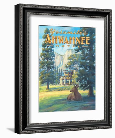 Ahwahnee Hotel-Kerne Erickson-Framed Premium Giclee Print