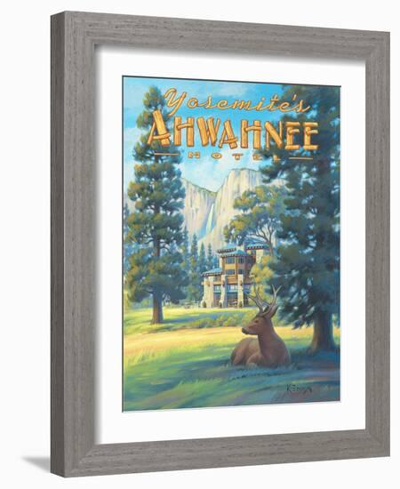 Ahwahnee Hotel-Kerne Erickson-Framed Art Print