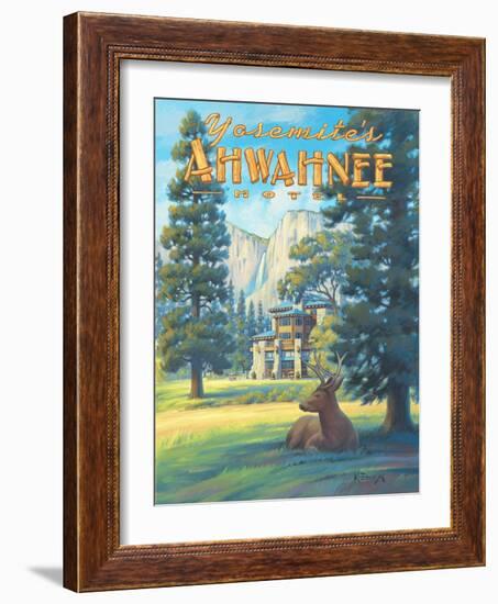 Ahwahnee Hotel-Kerne Erickson-Framed Art Print