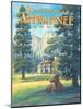 Ahwahnee Hotel-Kerne Erickson-Mounted Art Print