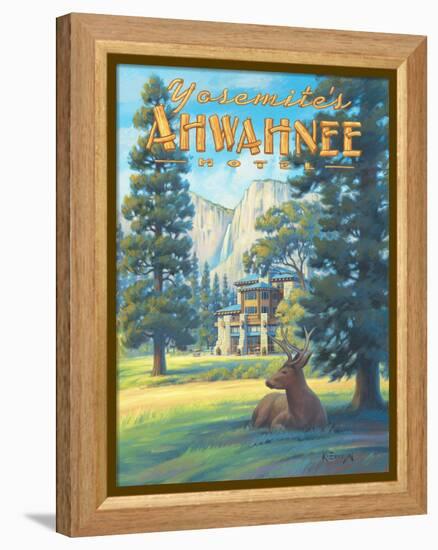 Ahwahnee Hotel-Kerne Erickson-Framed Stretched Canvas