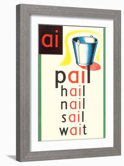 AI in Pail-null-Framed Art Print