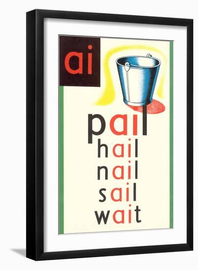 AI in Pail-null-Framed Art Print