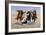 Aiding a Comrade, C.1890 (Oil on Canvas)-Frederic Remington-Framed Giclee Print