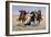 Aiding a Comrade-Frederic Sackrider Remington-Framed Giclee Print