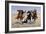 Aiding a Comrade-Frederic Sackrider Remington-Framed Giclee Print