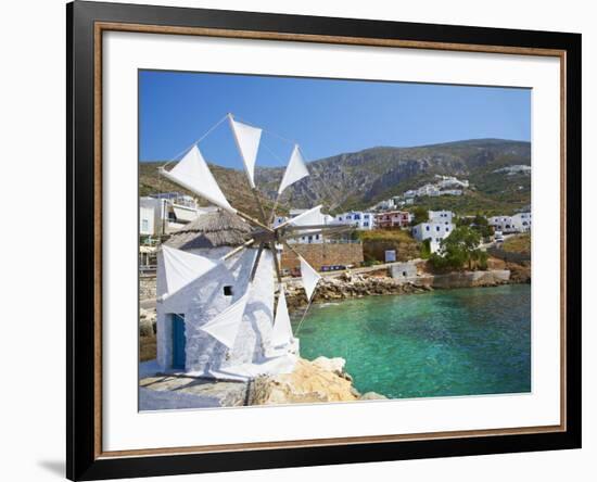 Aigiali Town and Port, Amorgos, Cyclades, Aegean, Greek Islands, Greece, Europe-Tuul-Framed Photographic Print