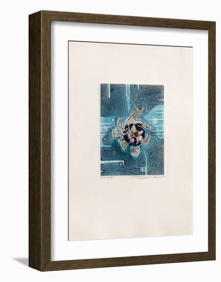 Aigue marine-null-Framed Collectable Print