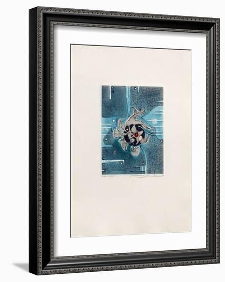 Aigue marine-null-Framed Collectable Print