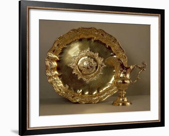 Aiguiere-Casque, Gilded Silver Helmet-Shaped Water Ewer and Basin-null-Framed Giclee Print