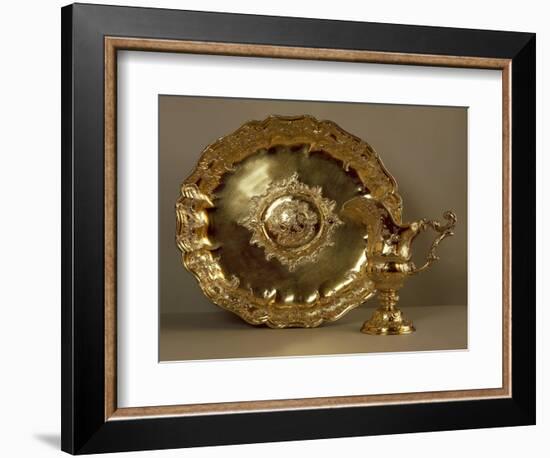 Aiguiere-Casque, Gilded Silver Helmet-Shaped Water Ewer and Basin-null-Framed Giclee Print