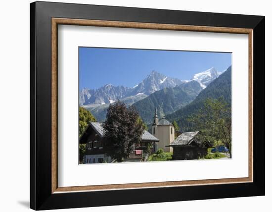 Aiguile du Midi, 3842m, accessed by cable car from Chamonix, from Les Houches, Graian Alps, Haute S-James Emmerson-Framed Photographic Print