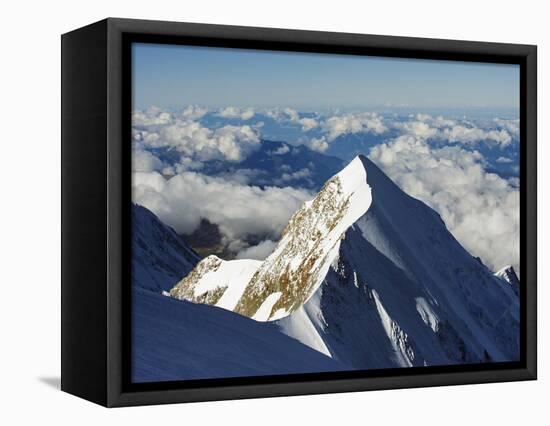 Aiguille De Bionnassay, 4052M, From Mont Blanc, Chamonix, French Alps, France, Europe-Christian Kober-Framed Premier Image Canvas