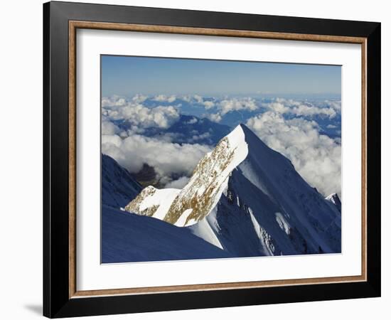 Aiguille De Bionnassay, 4052M, From Mont Blanc, Chamonix, French Alps, France, Europe-Christian Kober-Framed Photographic Print