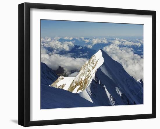 Aiguille De Bionnassay, 4052M, From Mont Blanc, Chamonix, French Alps, France, Europe-Christian Kober-Framed Photographic Print