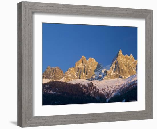 Aiguille du Midi, Chamonix, Haute Savoie, France-Walter Bibikow-Framed Photographic Print