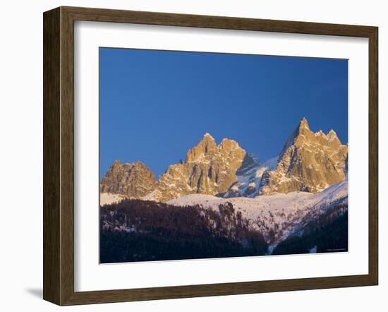 Aiguille du Midi, Chamonix, Haute Savoie, France-Walter Bibikow-Framed Photographic Print