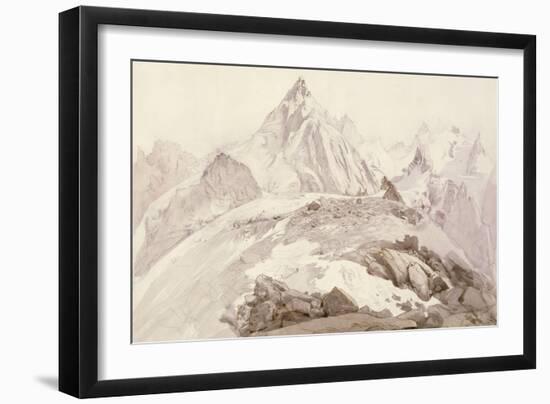 Aiguilles De Chamonix, C.1850-John Ruskin-Framed Giclee Print
