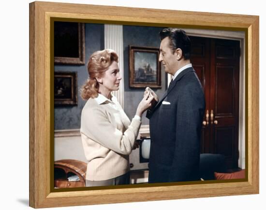 Ailleurs l'herbe est plus verte THE GRASS IS GREENER by StanleyDonen with Deborah Kerr and Robert M-null-Framed Stretched Canvas