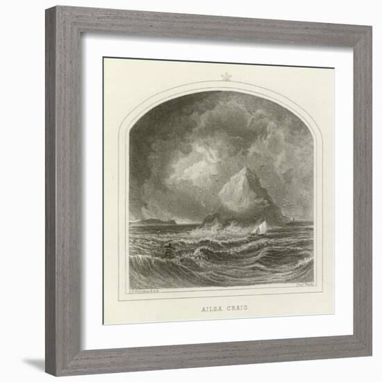 Ailsa Craig-null-Framed Giclee Print