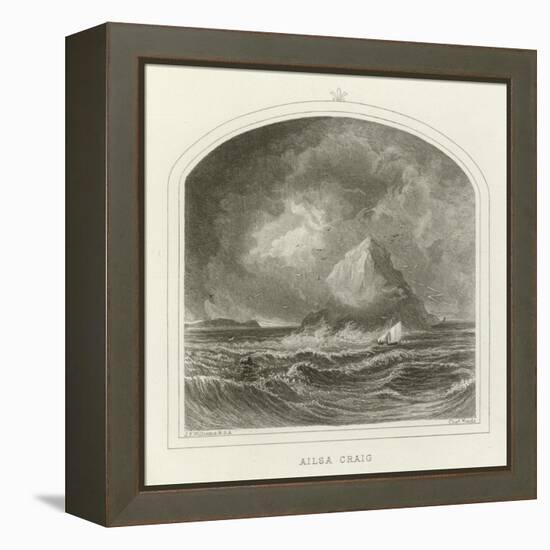 Ailsa Craig-null-Framed Premier Image Canvas