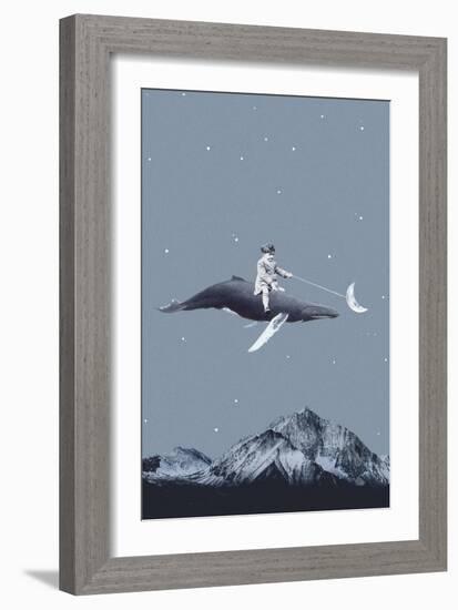 Aim for the moon-Maarten Leon-Framed Giclee Print