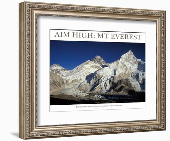 Aim High: Mt Everest-AdventureArt-Framed Photographic Print