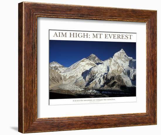 Aim High: Mt Everest-AdventureArt-Framed Photographic Print
