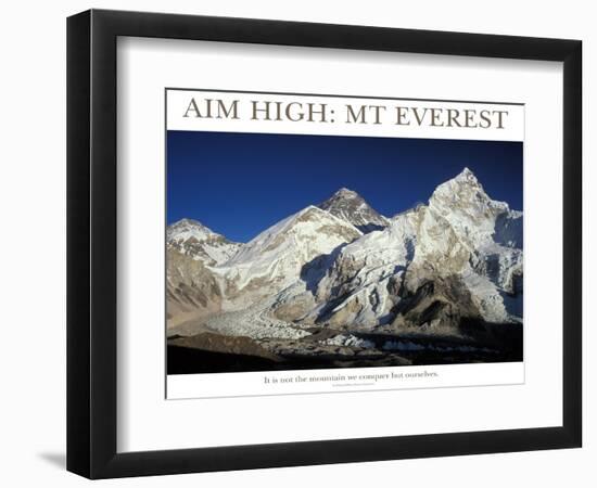 Aim High: Mt Everest-AdventureArt-Framed Photographic Print