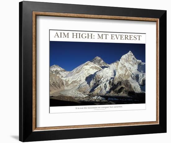 Aim High: Mt Everest-AdventureArt-Framed Photographic Print