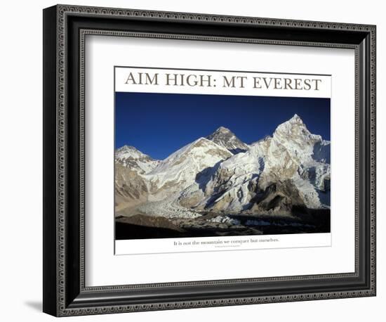 Aim High: Mt Everest-AdventureArt-Framed Photographic Print