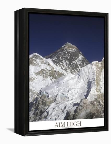 Aim High - Mt Everest-AdventureArt-Framed Premier Image Canvas