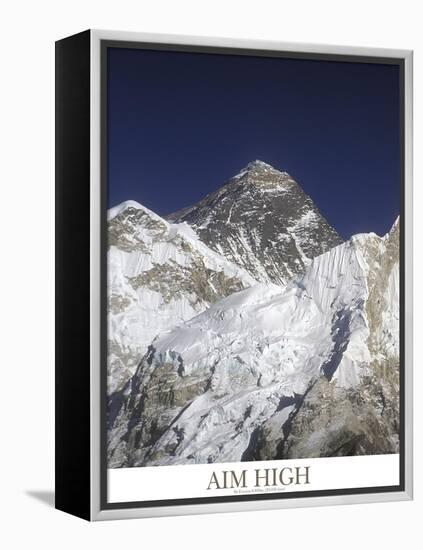 Aim High - Mt Everest-AdventureArt-Framed Premier Image Canvas