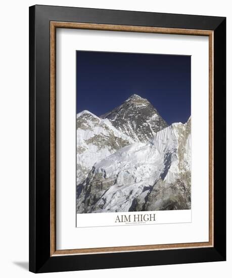 Aim High - Mt Everest-AdventureArt-Framed Photographic Print