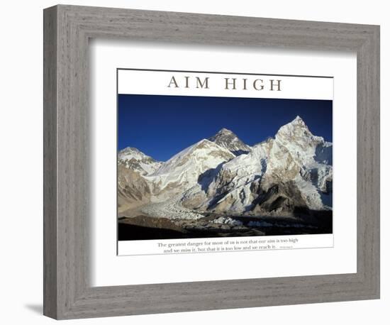 Aim High-AdventureArt-Framed Photographic Print