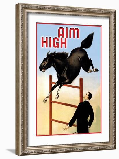Aim High-null-Framed Art Print