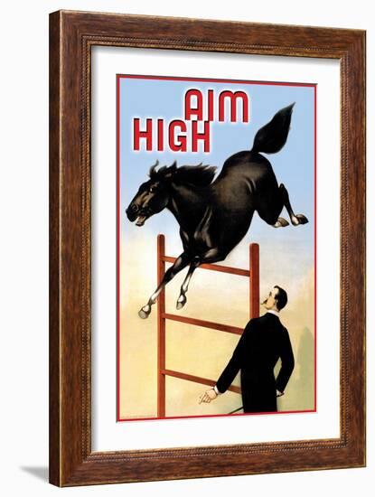 Aim High-null-Framed Art Print