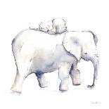 Baby Elephant Love III-Aimee Del Valle-Stretched Canvas