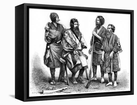 Ainu People, Japan, 1895-E Ronjat-Framed Premier Image Canvas