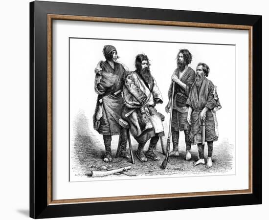 Ainu People, Japan, 1895-E Ronjat-Framed Giclee Print