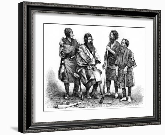 Ainu People, Japan, 1895-E Ronjat-Framed Giclee Print