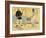 Ainu (Right), Malayan(Left)-Utagawa Yoshiiku-Framed Giclee Print