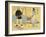 Ainu (Right), Malayan(Left)-Utagawa Yoshiiku-Framed Giclee Print