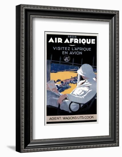 Air Afrique-null-Framed Art Print