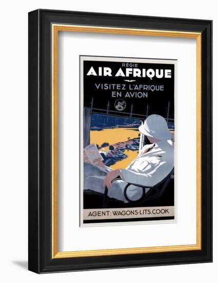 Air Afrique-null-Framed Art Print