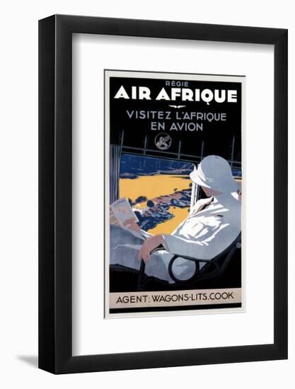 Air Afrique-null-Framed Art Print