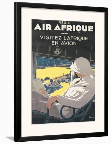 Air Afrique-A. Roquin-Framed Art Print