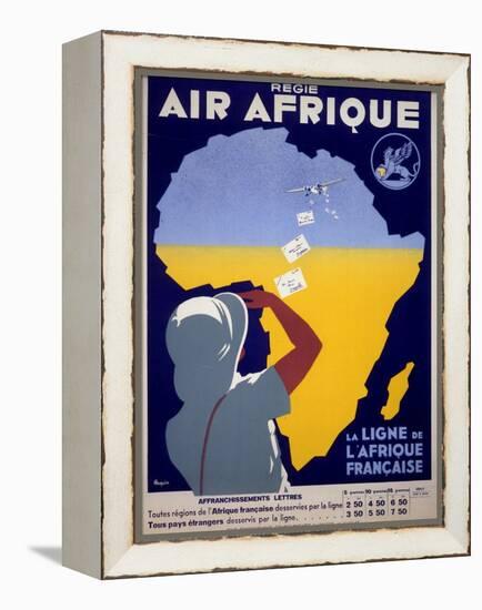 Air Afrique-null-Framed Stretched Canvas