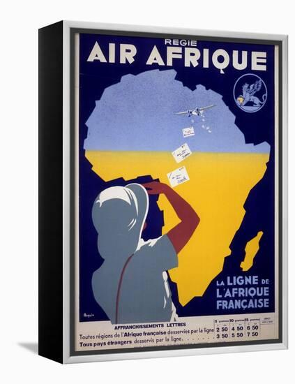 Air Afrique-null-Framed Stretched Canvas
