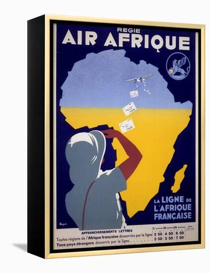 Air Afrique-null-Framed Stretched Canvas